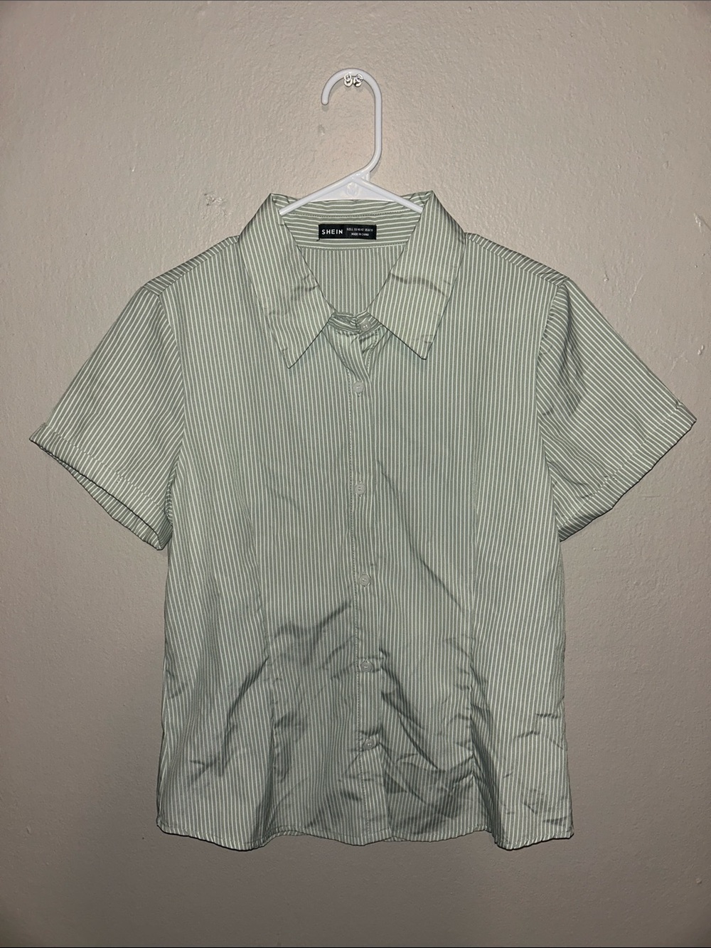 (FREE when bundled) Stripped Short sleeve blouse